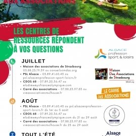 Conseils aux associations - Horaires d'été